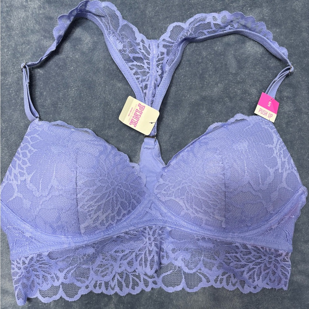 Victoria's Secret Lace Push-Up Bra in Light Purple